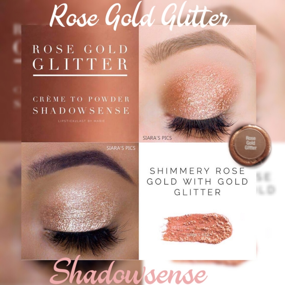Rose Gold Glitter Shadowsense